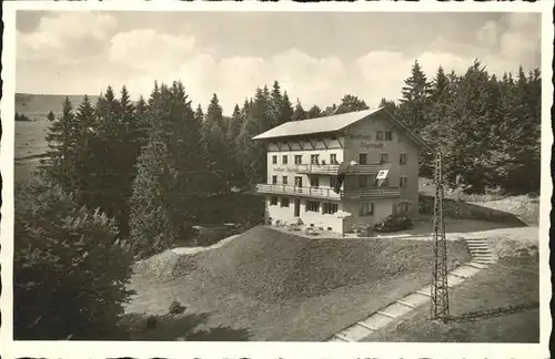 Feldberg Schwarzwald Gasthauf Pension zur Jaegermatt Kat. Feldberg (Schwarzwald)