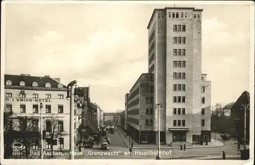 Aachen Haus Grenzwacht am Hauptbahnhof Kat. Aachen