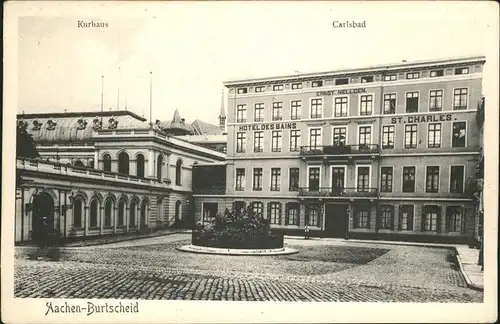 Burtscheid Aachen Kurhaus Carlsbad Hotel des Bains Kat. Aachen