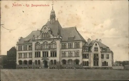 Aachen Koenigliche Baugewerkschule Kat. Aachen