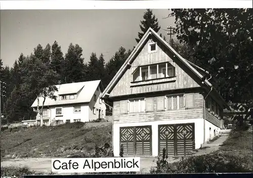 Oberbraend Cafe Alpenblick Kat. Eisenbach (Hochschwarzwald)