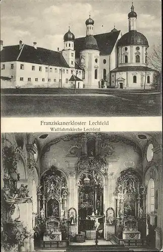 Lechfeld Lager Franziskanerkloster Wallfahrtskirche Kat. Schwabmuenchen