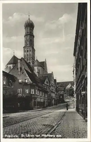 Augsburg St Ulrich vom Milchberg aus Kat. Augsburg