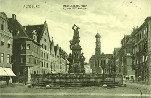 Augsburg Herkulesbrunnen Kat. Augsburg