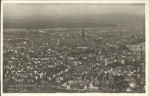 Freiburg Breisgau Panorama Kat. Freiburg im Breisgau