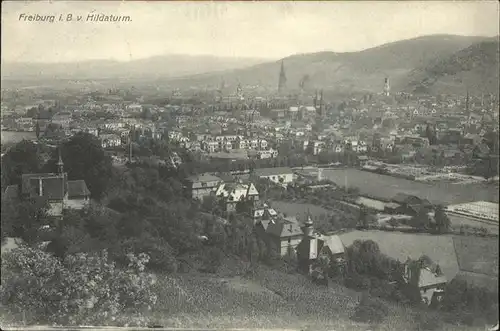 Freiburg Breisgau Blick vom Hildaturm Kat. Freiburg im Breisgau