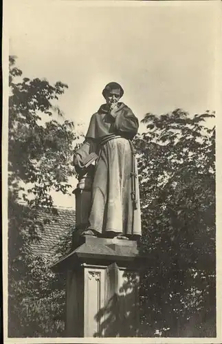 Freiburg Breisgau Berthold Schwarz Denkmal Kat. Freiburg im Breisgau