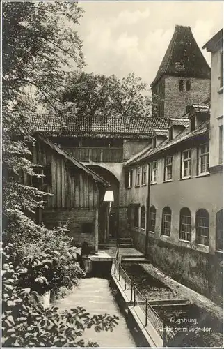 Augsburg Partie am Vogeltor Kat. Augsburg