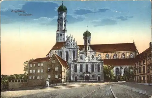 Augsburg St Ulrichskirche Feldpost Kat. Augsburg