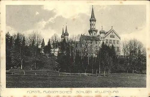 Augsburg Fuerstl Fuggersches Schloss Wellenburg Feldpost Kat. Augsburg