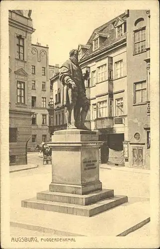 Augsburg Fuggerdenkmal Kat. Augsburg