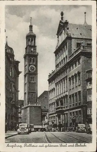 Augsburg Rathaus und Perlachturm Kat. Augsburg