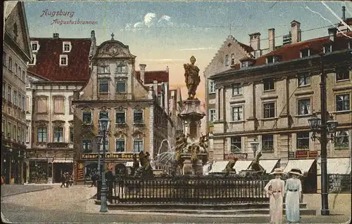 Augsburg Augustusbrunnen Kat. Augsburg