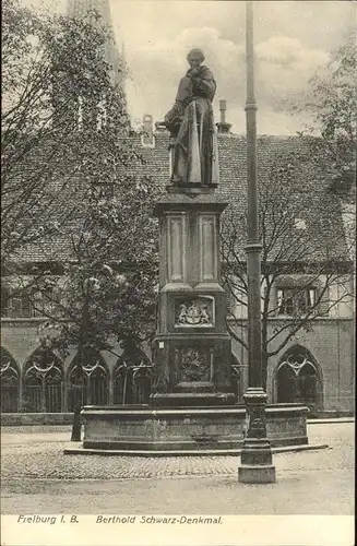 Freiburg Breisgau Berthold Schwarz Denkmal Kat. Freiburg im Breisgau