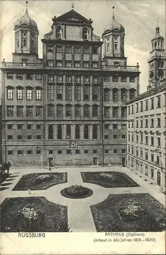 Augsburg Rathaus Ostfront Kat. Augsburg