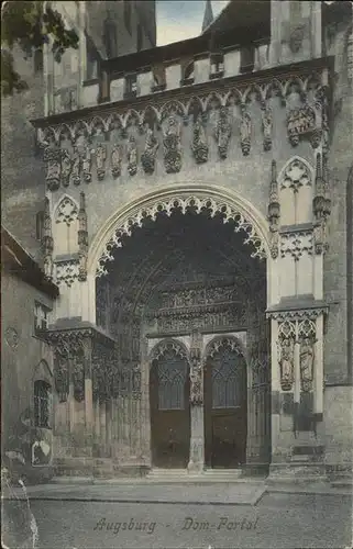 Augsburg Dom Portal Kat. Augsburg