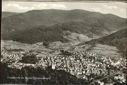 Waldkirch Breisgau Panorama Kat. Waldkirch