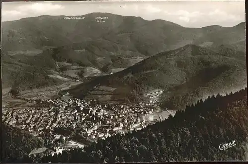 Waldkirch Breisgau Panorama Kat. Waldkirch