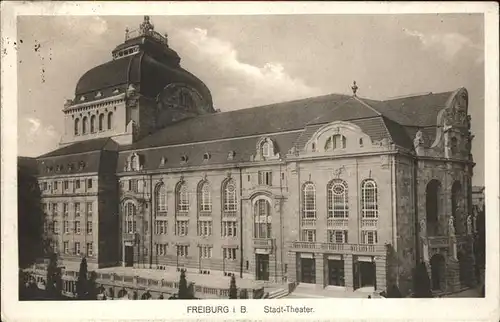 Freiburg Breisgau Stadttheater Feldpost Kat. Freiburg im Breisgau