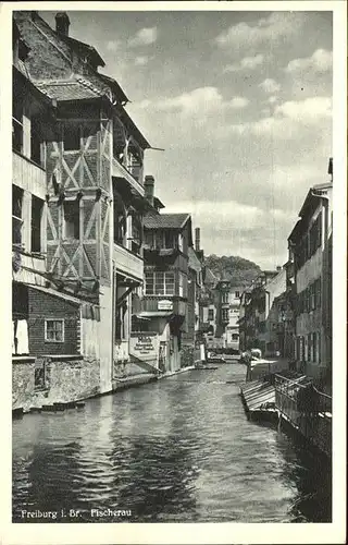 Freiburg Breisgau Fischerau Kat. Freiburg im Breisgau