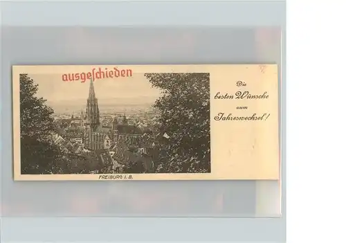 Freiburg Breisgau Muenster Stempel auf AK Kat. Freiburg im Breisgau