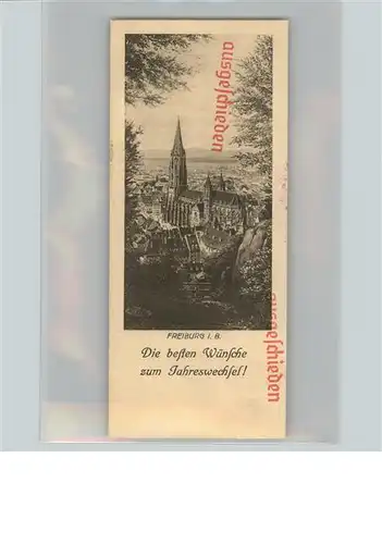 Freiburg Breisgau Muenster Stempel auf AK Kat. Freiburg im Breisgau