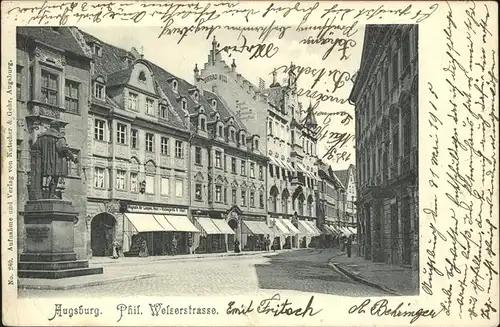 Augsburg Philippine Welser Strasse Kat. Augsburg