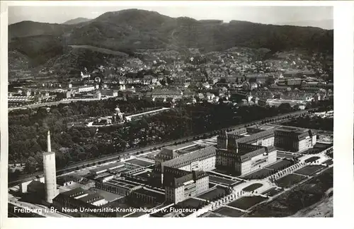 Freiburg Breisgau Neue Universitaets Krankenhaeuser Fliegeraufnahme Kat. Freiburg im Breisgau