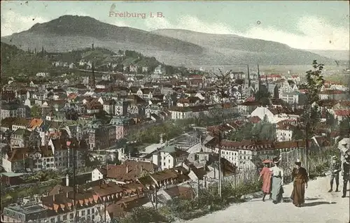 Freiburg Breisgau Panorama Kat. Freiburg im Breisgau
