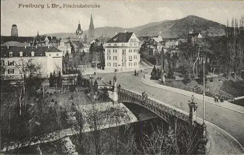 Freiburg Breisgau Friedrichsbr?cke  Kat. Freiburg im Breisgau