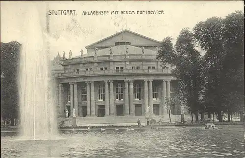 Stuttgart Neues Hoftheater Kat. Stuttgart