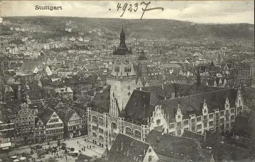 Stuttgart Fliegeraufnahme Kat. Stuttgart