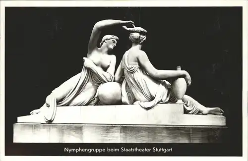 Stuttgart Nymphengruppe Staatstheater Stuttgart Kat. Stuttgart