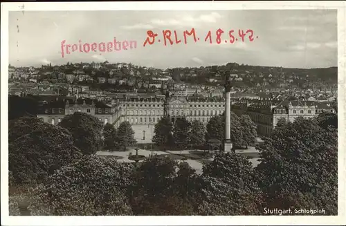 Stuttgart Schlosspark Kat. Stuttgart