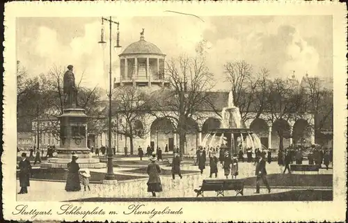 Stuttgart Schlossplatz Kunstgebaeude Kat. Stuttgart