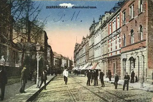 Saarbruecken Eisenbahnstrasse Kat. Saarbruecken