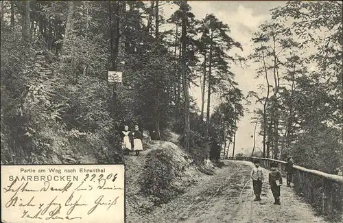 Saarbruecken Weg nach Ehrenthal Kinder Kat. Saarbruecken