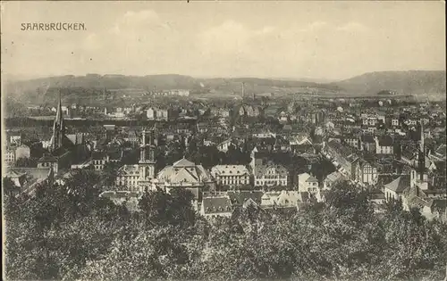 Saarbruecken Fliegeraufnahme Kat. Saarbruecken