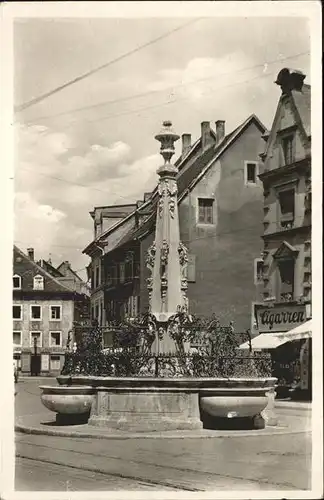 Saarbruecken Brunnen Marktplatz St.Johann Kat. Saarbruecken