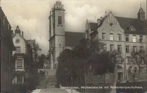 Saarbruecken Michaelskirche Rothenbergsschulhaus Kat. Saarbruecken