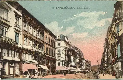 Saarbruecken Bahnhofstrasse Kat. Saarbruecken