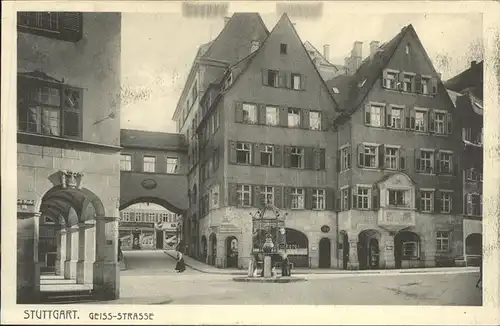 Stuttgart Geiss Strasse Kat. Stuttgart