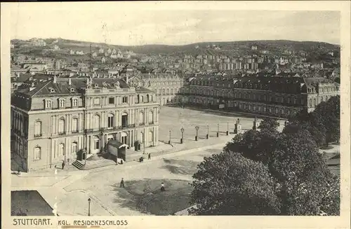 Stuttgart Residenzschloss Kat. Stuttgart