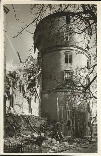 Stuttgart Der Brand im Alten Schloss 1931 Kat. Stuttgart