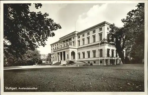 Stuttgart Auslandsinstitut Kat. Stuttgart