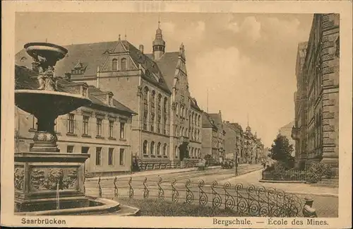 Saarbruecken Bergschule Kat. Saarbruecken