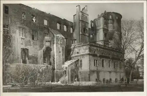 Stuttgart Brand im Alten Schloss 21. 22.12. 1931 Kat. Stuttgart