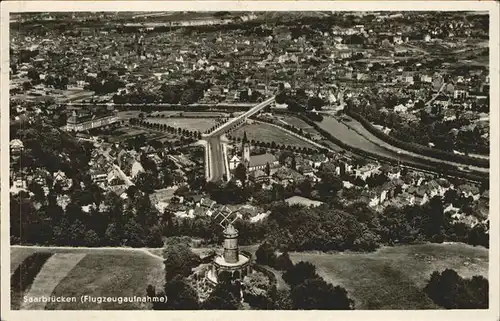 Saarbruecken Fliegeraufnahme Kat. Saarbruecken