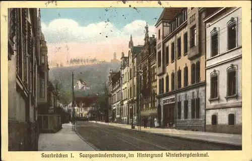 Saarbruecken Saargemuender Strasse Winterbergdenkmal Kat. Saarbruecken