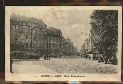 Saarbruecken Obere Bahnhofstrasse Kat. Saarbruecken